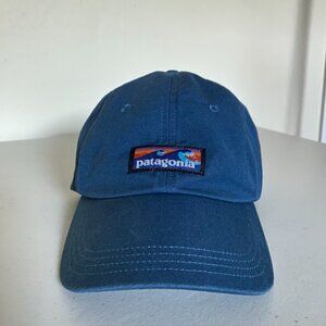 Patagonia P-6 Label Trad hat cap in navy, special Boardshort logo